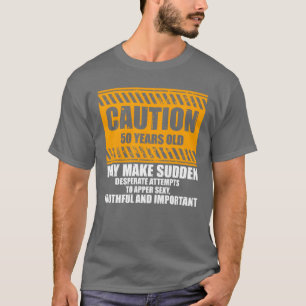 Camisa de cautela de novidade 50 anos celebrando c