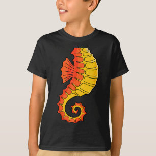 Camisa de Cavalo-Marinho Adulto Crianças Homens Mu