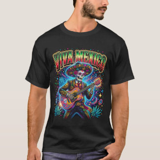 Camisa de Caveira de Açúcar do Cinco de Maio para 
