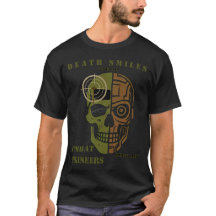 Camisa de Caveira de Engenheiro de Combate Sorriso