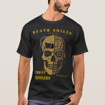 Camisa de Caveira de Engenheiro de Combate Sorriso