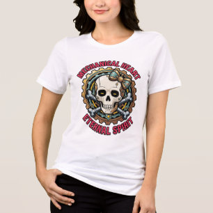 Camisa de Caveira Eterna Coração Mecânico