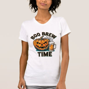 Camisa de Cerveja de Halloween Vintage Abóbora Par