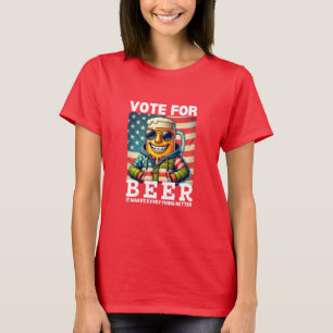 Camisa De Cerveja Votar Para Presente De Trump