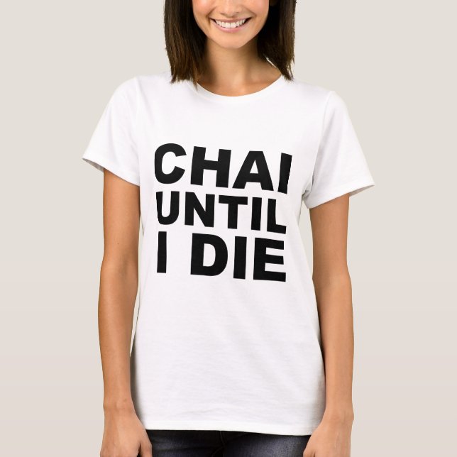 Camisa de chá até morrer Chapéu Mousepad (Frente)