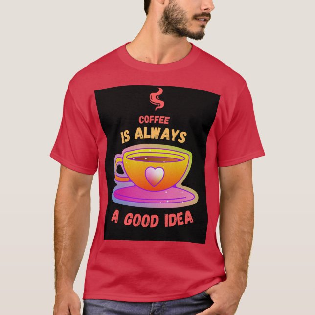 Camisa de chá café (Frente)