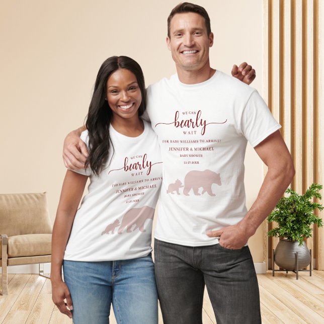 Camisa de Chá de fraldas Legal para Pais convidado (Criador carregado)