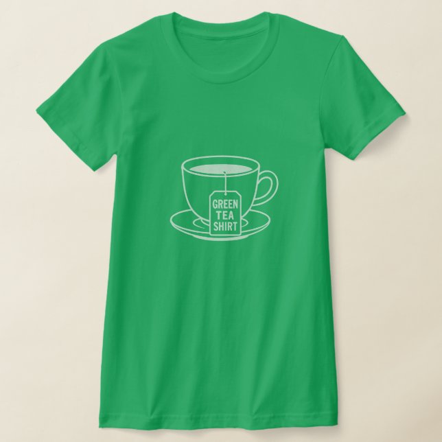 Camisa de chá verde - Camisa-T para amantes de chá (Postura )