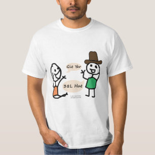 Camisa de chapéu de cowboy 38L por RoseWrites