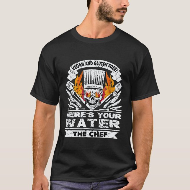 Camisa de Chef Vegano Sem Glúten (Frente)