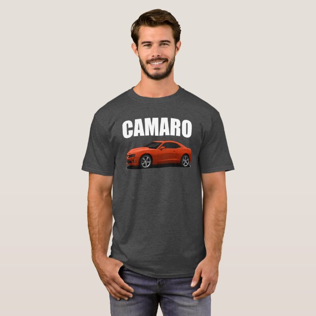 Camisa de Chevrolet Chevy Camaro T dos homens (Frente Completa)