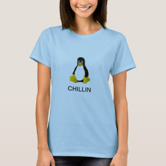 Camisa de Chillin do pinguim