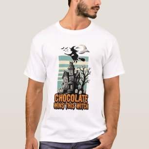Camisa de Chocolate de Bruxa Doce Design de Tratam