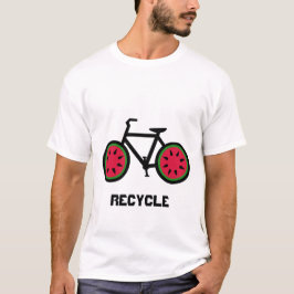 Camisa de ciclo do reciclar