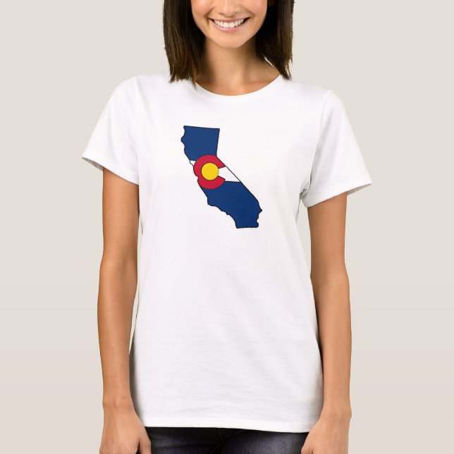 Camisa de cima da bandeira do Colorado (Frente)