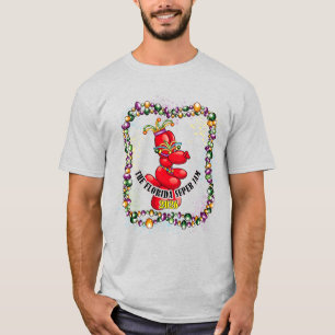 Camisa de Cinza masculina com um logotipo na frent