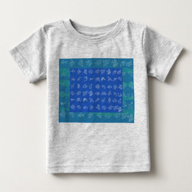 Camisa de cinza para bebês (Frente)