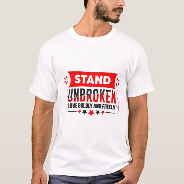 Camisa de Citação de Empoderamento, Permaneça Inqu (Frente)