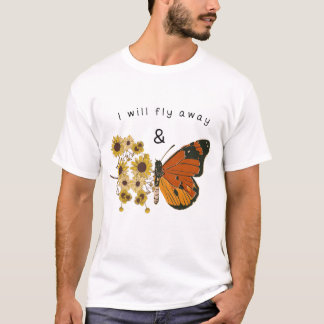 Camisa de Citação de Liberdade Bonita Presente par