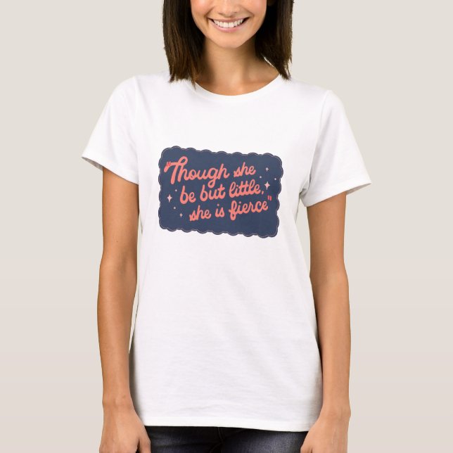 Camisa de Citação Inspiradora, Presente Pequeno Ma (Frente)