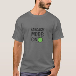 Camisa de Citação Sarcástica – Dito Divertido para