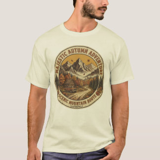 Camisa de Clube de Montanha de Outono Vintage Anún