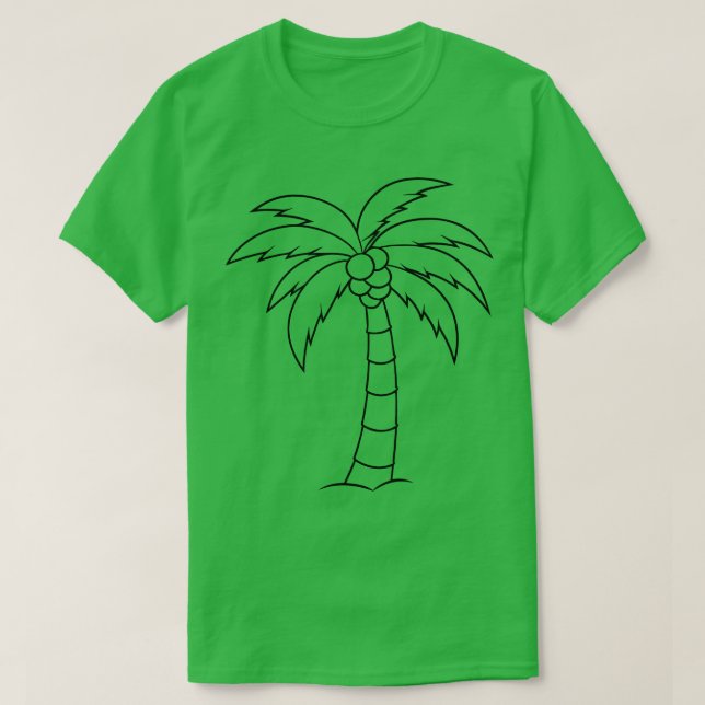 Camisa de coco TShirt 1 (Frente do Design)