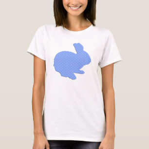 Camisa de coelhinho de Bolinhas azul