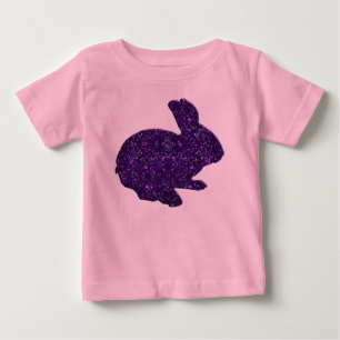 Camisa De Coelhinho De Páscoa De Silhueta De Bril