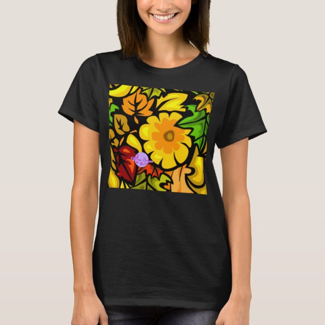 Camisa De Colheita De Queda Bella Relaxou Ajustado (Frente)