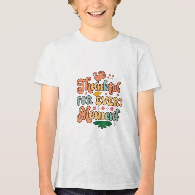 Camisa De Combinação Tripla De Ação De Graças (Frente)