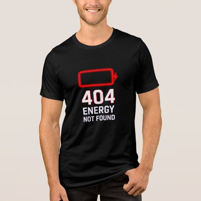 Camisa De Combinação Tripla Não Encontrada De Ener (Frente)