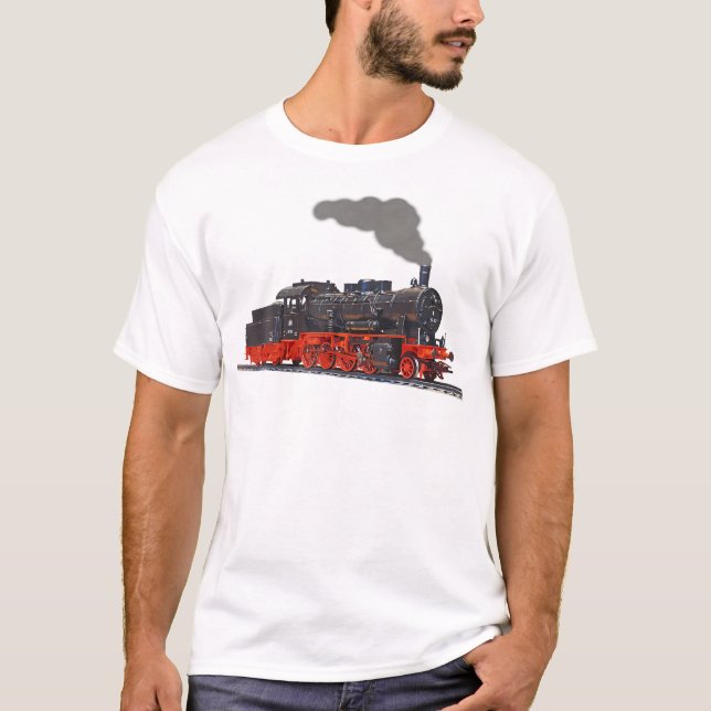 Camisa De Comboio A Vapor I Locomotiva (Frente)
