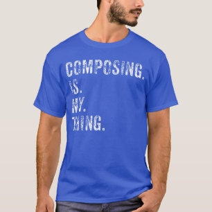 Camisa de Compositor Presente de Compositor de Mús