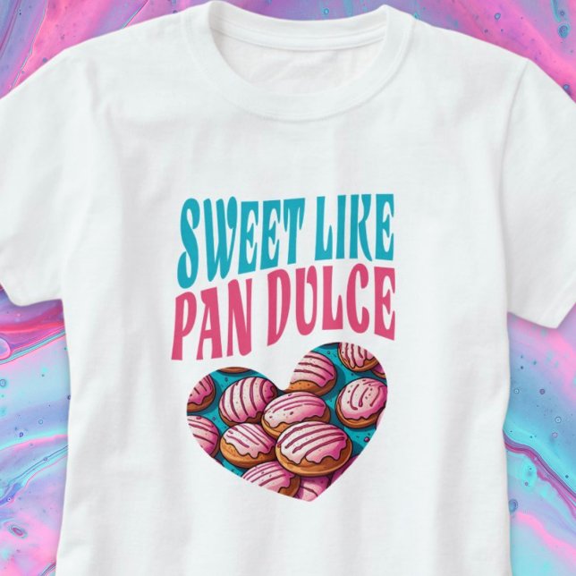 Camisa de Concha de Coração Pan-Dulce (Sweet like Pan Dulce Heart Concha Shirt)