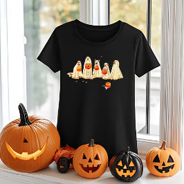 Camisa de conforto do Fantasma do Halloween,Fantas