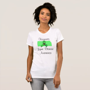 Camisa de Consciência da Doença de Lyme do Kansas