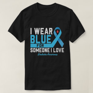 Camisa De Consciência Diabetes, Eu Visto Camisa A