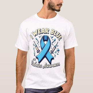 Camisa de Consciência do Dia Mundial do Diabetes