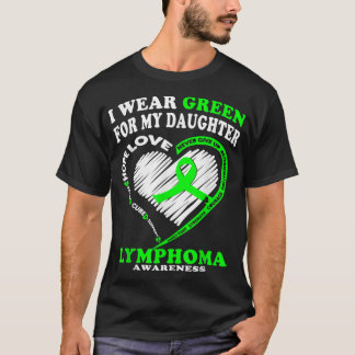 Camisa De Consciência Do Linfoma - Eu Visto Verde