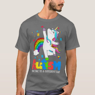 Camisa de conscientização Autismo Dabbing Unicorn