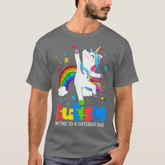 Camisa de conscientização Autismo Dabbing Unicorn