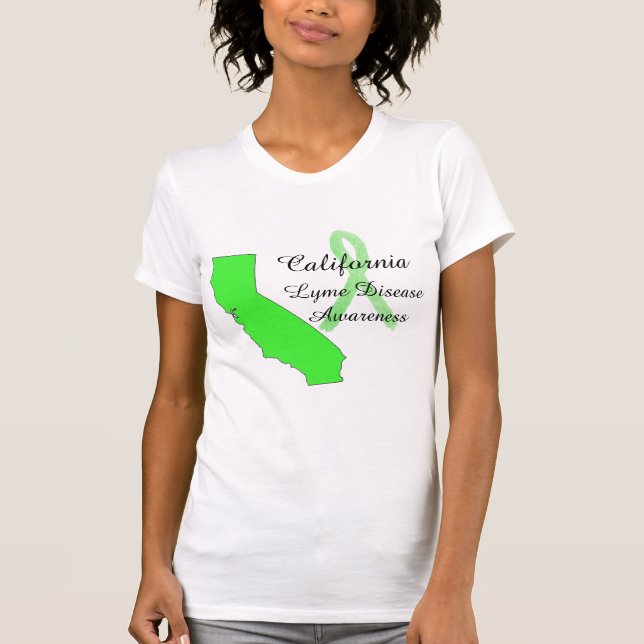 Camisa de Conscientização da Doença de Lyme da Cal (Frente)