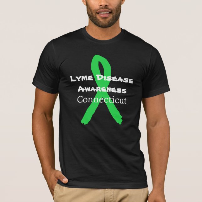 Camisa de Conscientização da Doença de Lyme em Con (Frente)