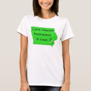 Camisa de Conscientização da Doença de Lyme em Iow