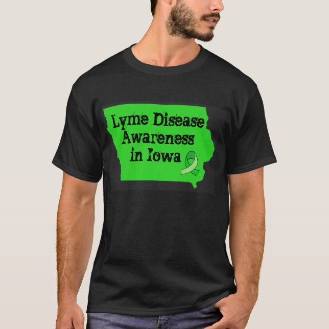 Camisa de Conscientização da Doença de Lyme em Iow (Frente)