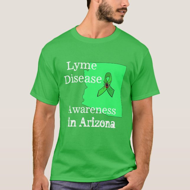Camisa de Conscientização da Doença de Lyme no Ari (Frente)