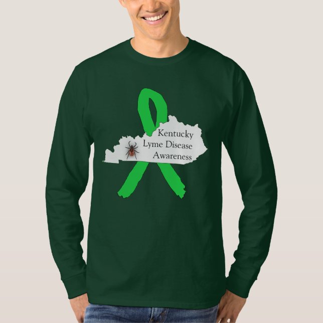 Camisa de Conscientização da Doença de Lyme para K (Frente)