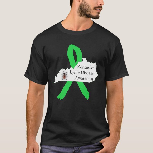 Camisa de Conscientização da Doença de Lyme para K (Frente)