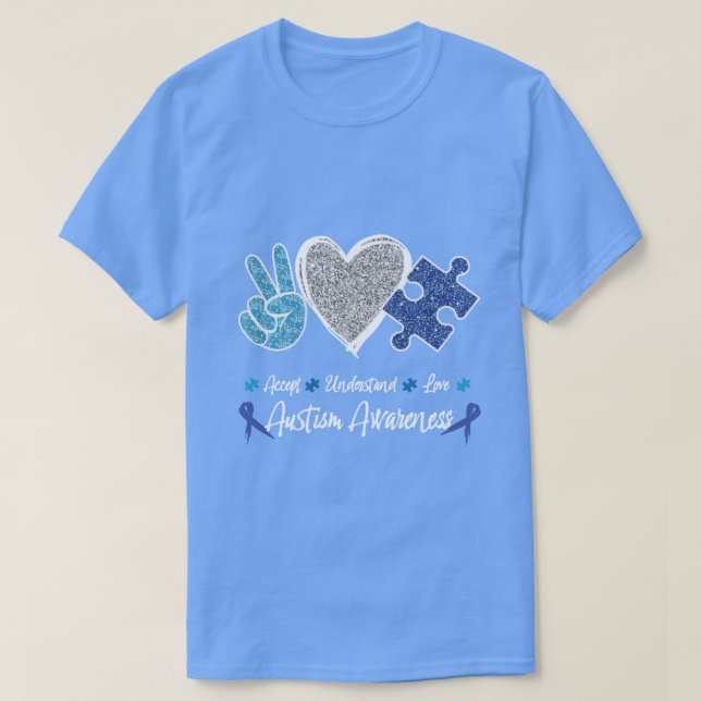 Camisa de Conscientização do Autismo (Frente do Design)